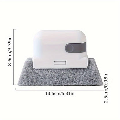 2-in-1 Groove Cleaning Brush Handheld Window Sill Sliding Door Track Gap Cleaning Brush Home Cleaning Tool