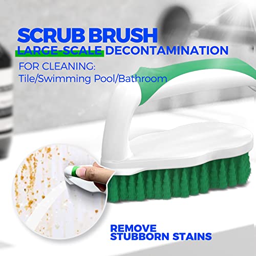 Holikme 7 Pack Scrub Brush Set & 6 Pack Bamboo Dish Brush Set