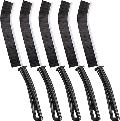 Hard Bristle Crevice Cleaning Brush 5 pcs, Multifunctional Gap Cleaning Scrub Brush, Cleaning Tools for Household Use, Home, Kitchen, Bathroom, Window, Vehicle, Faucets, Toilet, Grout