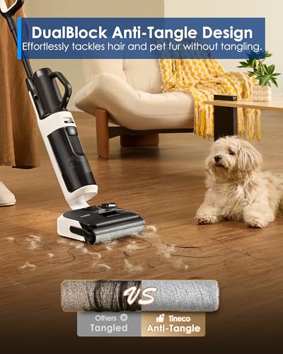 Tineco Floor One Switch S6 Stretch Breeze Wet Dry Vacuum Cleaners, Floor Cleaner Mop 2-in-1 Cordless Vacuum for Multi-Surface, 20kPa Suction, Anti-Tangle Design, Flashdry Self-Cleaning, 180° Lay-Flat - style: Floor One Switch S6 Stretch Breeze