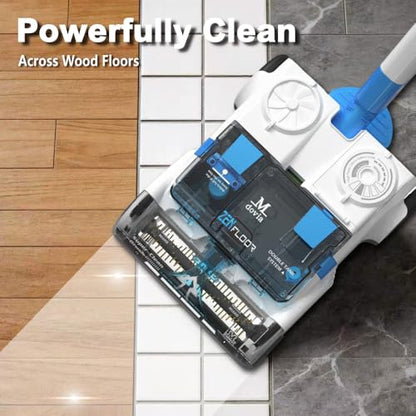ZenFloor Cordless Hard Floor Cleaner Machine, Floor Scrubber with Power Bristle Brush Roll, Lightweight, Fast Dry, Ideal for Hardwood, Tile, Vinyl, Laminate｜One-Quick Battery Ecosystem