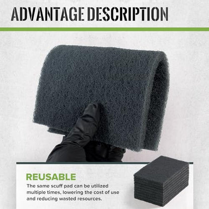 6” x 9” 800 Grit Gray General Purpose Scuff Pads, Pack of 10, General Purpose Scuff Pads for Final Scuffing,Surface Adhesion Preparation,Cleaning - style: 800 Grit-Gray