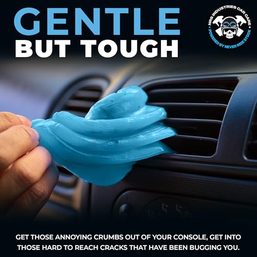 Grime Reaper Cleaning Gel | Clean Slime Putty | Auto Detailing | Car Interior Cleaner | Car Accessories | Electronic Products Keyboard Cleaner | Dust Remover