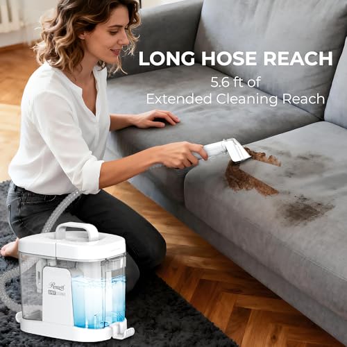 Rosewill Multi-Purpose Portable Carpet and Upholstery Cleaner, Powerful Suction 17 KPa Spot Cleaner, 550W Motor, Car and Auto Detailer, Stain/Spot Remover; Versatile Use: Carpet, Sofa, Pet Hair - color: White
