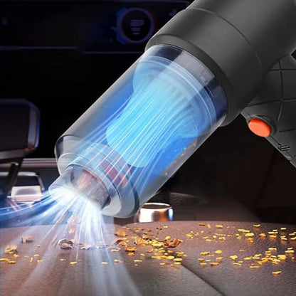 Car Vacuum Cleaner with Cleaning Cloth 120w Portable Handheld Vacuum Cleaner Powerful Suction USB Rechargeable Vacuum Cleaner Mini Dusts Buster Mini Vacuum Electric Duster for Cars Home