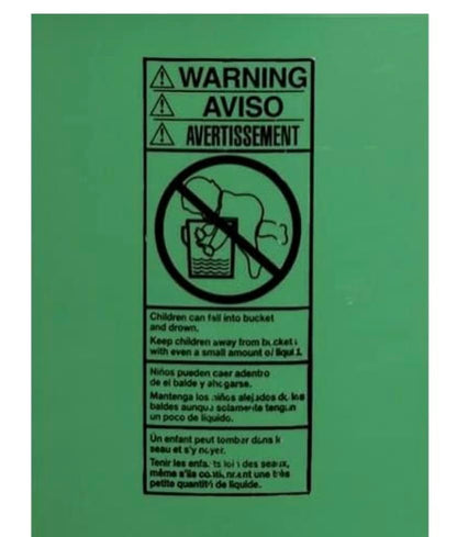 House Naturals 5 Gallon Premium HPDE Plastic Bucket - Made in USA Food Grade Storage Container, BPA Free All Purpose Pail (1, Dark Green) - color: Dark Green