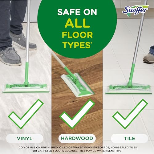 Swiffer Sweeper Wet Mopping Cloth Multi Surface Refills, Mops for Floor Cleaning, Febreze Lavender Scent, 36 Count - size: 36 Count (Pack of 1)