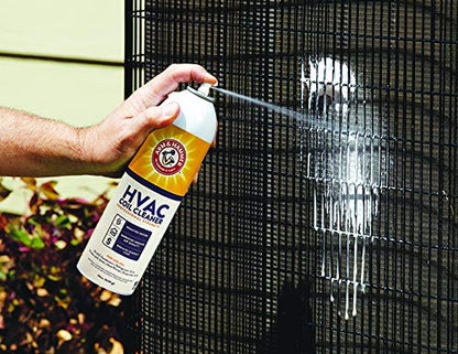 Arm & Hammer Biodegradable HVAC and Air Conditioner Coil Cleaner Foam Aerosol Spray, 19 fl. oz, AHCC-19 by Diversitech - size: 19 Fl Oz (Pack of 1)