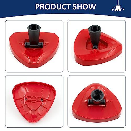 Spin Mop Replacement Head Base Compatible with Ocedar RinseClean 2 Tank System Only Spin Mop Heads Base Replacement for O Cedar Mop Replace Head, Rotating Mop Base for EasyWring RinseClean Spin Mop - color: Mop Base-2 Tank Rinseclean System