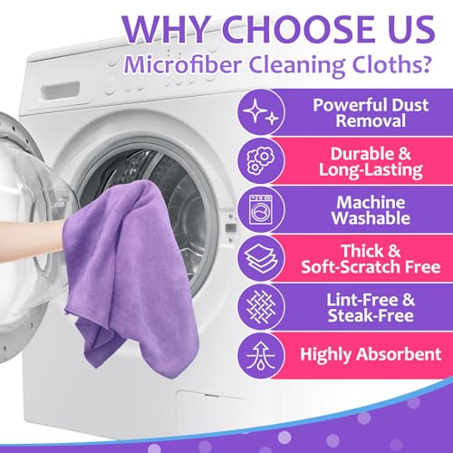 Newwiee 3 Pcs Extra Large Microfiber Cleaning Cloth 30" x 20" Washable Reusable Microfiber Towel Streak Free Lint Free Cloth for Cleaning Home Glass Office Window Bathrooms (Pastel Colors) - color: Pastel Colors