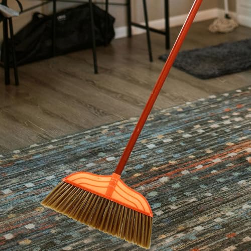 Cabilock Outdoor Broom Head Replacement with Soft Bristles, Plastic Floor Sweeper Head for Home and Garden Cleaning, Sturdy Refill Broom Accessory for Indoor and Outdoor Use