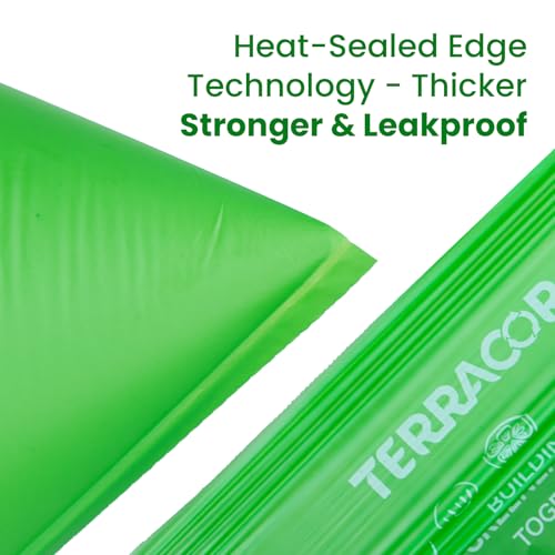 3 Gallon Compostable Trash Bags Drawstring, Heavy Duty Extra Thick 0.9 Mil, 45 Bags, Fits 2.6, 3, 4, 5 Gallon Countertop Bin Kitchen Food Scrap Waste Bag, ASTM D6400 - size: 3 Gallon