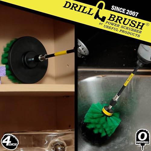 Kitchen Cleaning Supplies - Pots and Pans Cleaning Kit - Cast Iron Skillet Scrub Brushes - Deep Cleaning Kitchen Tools - Kitchen Sink Cleaning Brush - Air Fryer Scrubber Brush - Refrigerator Cleaner - color: Green