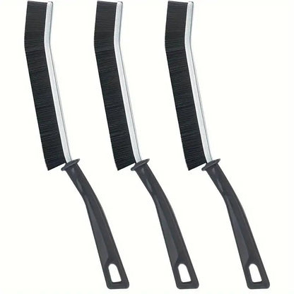 3pcs Hard Bristle Crevice Cleaning Brush, Multifunctional Gap Cleaning Tool, Bathroom Gap Brush, Grout Cleaner