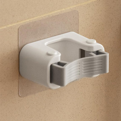 Broom Holder Wall Mount Mop and Command Broom Hanger Organizer Wall Mount Self Adhesive (Single Clip) - size: 1 Single clip