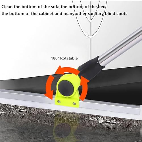 Squeegee for Floor, with 51 Long Handle Silicon Broom, Magic Broom Squeegee for Smooth Floors,Rugs,Windows,Large:50×130cm - size: Large:50×130cm