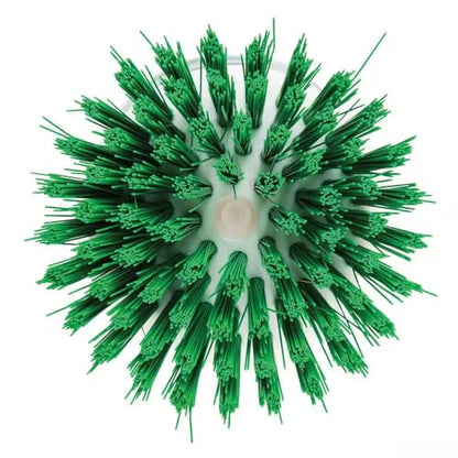 Soap Dispensing Palm Scrub Brush - Made in The USA - Heavy Duty Kitchen Dish Scrubber with Ergonomic Non-Slip Grip for Dishes, Pots, Pans, and Sink Cleaning