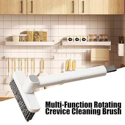 Crevice Brush,Ultra-Fine Bristles Flexible Tool | V Head Design 360-Degree Rotation Crevice Brushes - for Home Kitchen Living Room Bathroom Sill Groove Corners Cracks Narrow Space