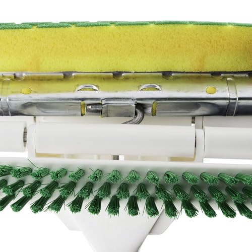 Nitty Gritty Sponge Mop with Built-in Scrub Brush and Steel Handle