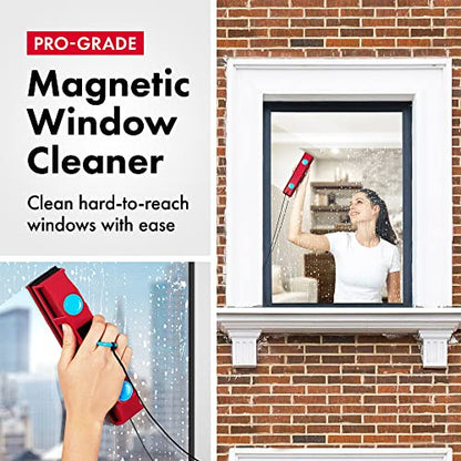 Tyroler Bright Tools The Glider D-2 Magnetic Window Cleaner for Double Glazed Windows. Fit to 0.3in - 0.7in Window Thickness. Glass Cleaner - size: Double-Glaze Fit 0.3"-0.7"