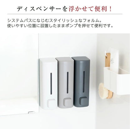 A5206 Lux MG BP550 Dispenser Magnet, Dripless, 19.7 fl oz (550 ml), White, Anti-Slip - color: White, size: 550ｍｌ