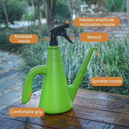 Adjustable Pressure Bottle with Nozzle Heavy Duty Construction & Compact Size for Garden Garden Sprayed Bottle - color: Brown