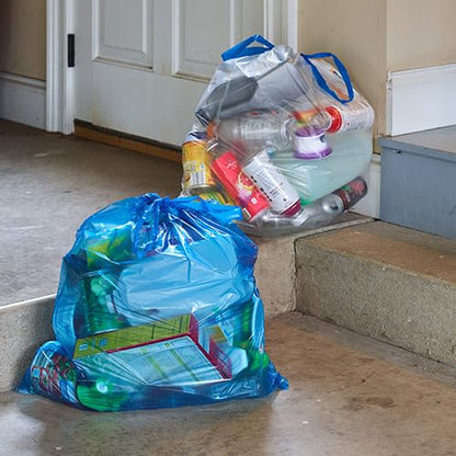 Hefty Blue Trash Bags,Blue,13 Gallon,60 Count (Pack of 6) - size: 60 Count (Pack of 6)