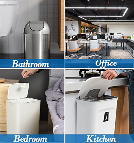 1.2 Gallon (1-1.2 Gal)120 pcs Small Black Trash Bags, Strong 1 Gallon 1.2 Gallon 1.3 Gallon Garbage Bags, Bathroom Trash Can Bin Liners,Mini Bags Waste Basket Liner,Fit 5 Liter, 1-1.2 Gal (1.2B120) - style: 1.2Gal Black-120