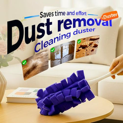 Reusable Dusters for Cleaning, 360° Washable Duster Pads, Heavy Duty Reusable Duster Refills, Electrostatic Fleece Dusting Pads for Home & Office (10PC-Mix) - color: 10pc-mix