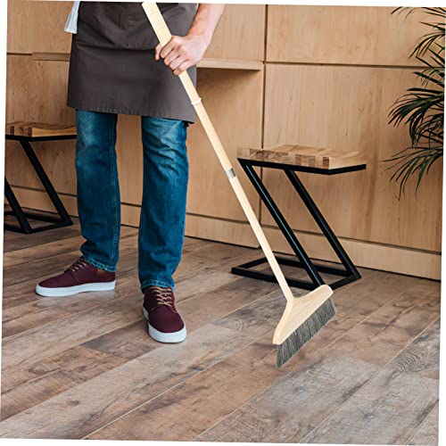 KOMBIUDA Long Handle Portable Broom with Soft Bristles for Efficient Indoor Cleaning Detachable Dust Broom for Home and Office Use