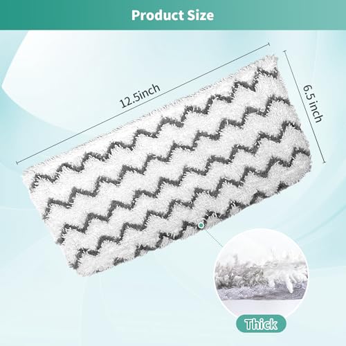16 Pack Microfiber Steam Mop Replacement pads for Shark Steam Mop S1000, S2001,S1000A, S1000C, S1000WM, and S1001C,Washable & Reusable Steam Mop Pads Safe for all Floor have Super-Absorbent - size: Shark-16PCS