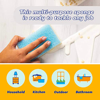 Scrub Daddy Sponge Daddy - Scratch-Free Multipurpose Kitchen & Dish Sponge - BPA Free & Made with Polymer Foam - Stain & Odor Resistant (4 Count) - style: Sponge Daddy