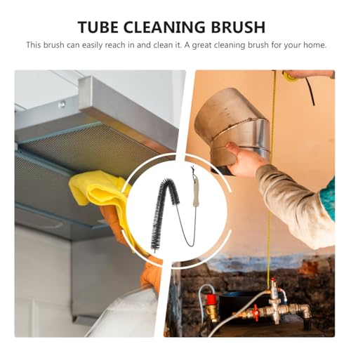 DOITOOL Dryer Vent Cleaning Brush 28 Inch Flexible Lint Remover with Non-Slip Handle for Dryer Vent and Refrigerator Coil Cleaning Tool