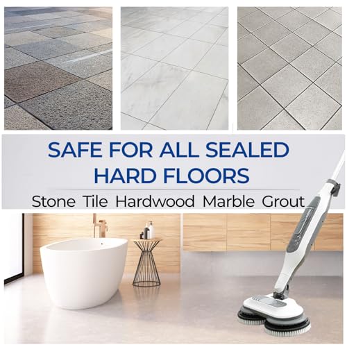 4 Pack Steam Mop Replacement Pads & Scrub Brush Heads for Shark Steam and Scrub Mop S8201/S8001/S7201/S7000 Series, Deep Cleaning for Hardwood Floors, Tile & Grout
