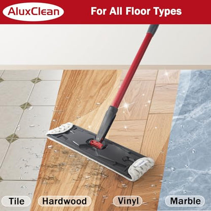 5-Pack Microfiber Mop Pad Refills Compatible with O-Cedar H2PrO
