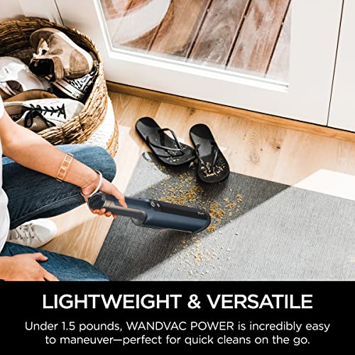Shark WANDVAC Cordless Hand Vacuum, Ultra-Lightweight & Portable with Powerful Suction & Tools for Pets, Designed for Car & Home, Dark Blue, WV410BL - style: Wandvac - Dark Blue