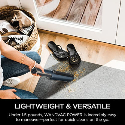 Shark WANDVAC Cordless Hand Vacuum, Ultra-Lightweight & Portable with Powerful Suction & Tools for Pets, Designed for Car & Home, Dark Blue, WV410BL - style: Wandvac - Dark Blue