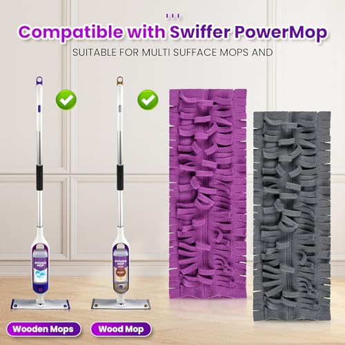 16 Pack Disposable Power Mop Pads Refills with Swiffer PowerMop Multi-Surface Replacement Mopping Pads - size: 16 PowerMop Pads
