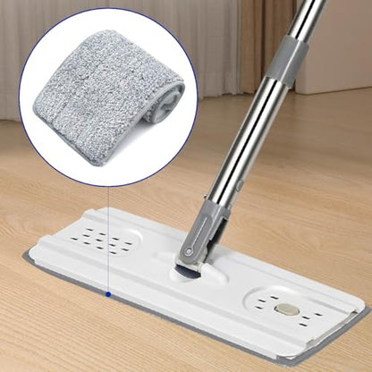Microfiber Mop Cleaning Pads Flat: 10 Packs 13" X 4.9" Washable Pads for Floor Cleaning Compatible with Tethys & Most 13 Inch Flat Mop - Pads Replacement for Bucket Set - color: 10 Packs - 10 Soft