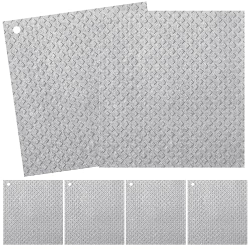 6 - Pack Swedish Kitchen Dish Cloths - Reusable Paper Towels for Counters & Dishes - Eco Friendly Cellulose Sponge Cloth (Grey) - color: B-grey