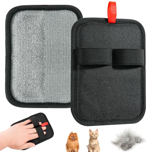 Pet Hair Removal Glove - Reusable Electrostatic Dog/Cat Hair Remover Mitt & Pet Grooming Gloves for Couch, Carpet, Furniture - Upgraded Electrostatic Dog Hair Removal Glove Tool (1 PCS)