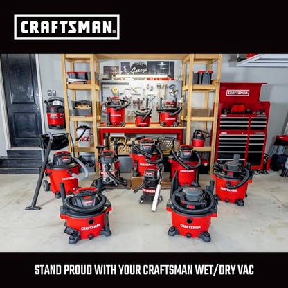 CRAFTSMAN CMXEVBE17250 2.5 Gallon 2.5 Peak HP Wet Dry Shop Vacuum