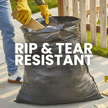 Glad Large 30 Gallon Trash Bags,Unscented Heavy Duty Garbage Bags,Forceflex with Drawstring,(Packaging May Vary), 50 Count (Pack of 150) - size: 50 Count (Pack of 150)