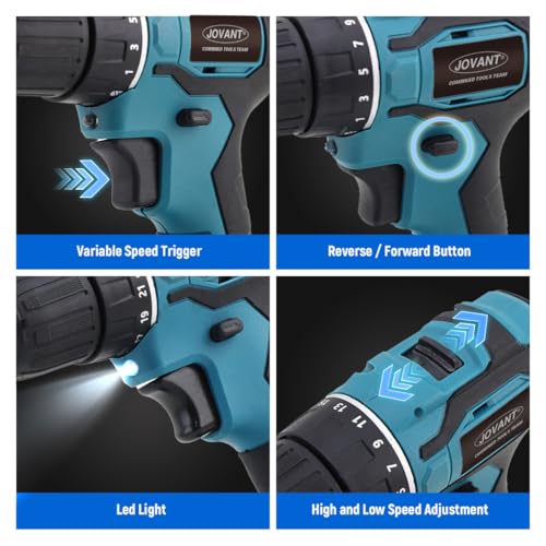 Cordless Power Drill Cleaning Tools Electric Spin Scrubber Extra Large Brush 1500 RPM High Power Electric Scrubber for Cleaning Adjustable Extension Handle, for Tub/Tile/Floor/Car (7Brushes)
