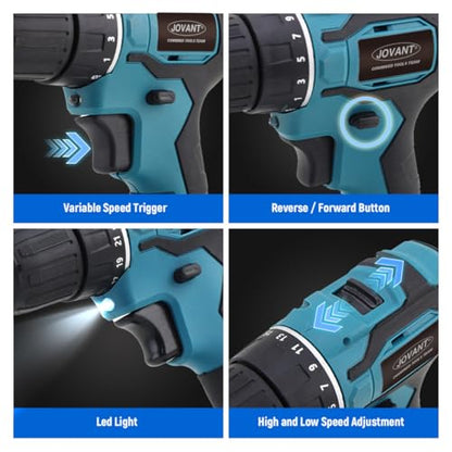 Cordless Power Drill Cleaning Tools Electric Spin Scrubber Extra Large Brush 1500 RPM High Power Electric Scrubber for Cleaning Adjustable Extension Handle, for Tub/Tile/Floor/Car (7Brushes)