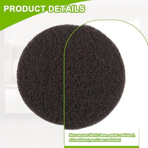 16pcs Performance Pads Power Scrubber Pads Set Electric Scrubber Replacement Scouring Pads fit for Dremel Versa Scouring Pads,Browm - size: Brown