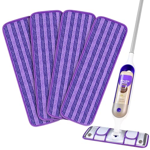 2 Pack Upgraded Reusable Mop Pads Compatible with Swiffer PowerMop, Mop Refill Pads Replacement for Swiffer Power Mop Spray Mop Pads for Multi-Surface Floor Cleaning, Quality Updated Cationic Material - size: 2 Pack Loop Pads for Swiffer Power Mop