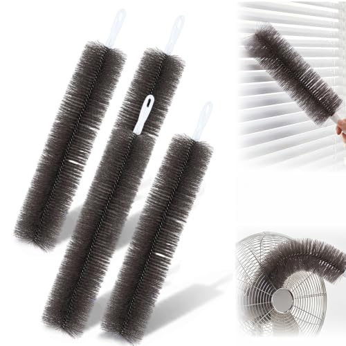 Bendable Microfiber Head, 2026 Upgraded Reusable Dust Remover, Washable Fan Cleaning Brush, for Electric Fans, Car Vents, Curtain，Gray：4 - color: Gray