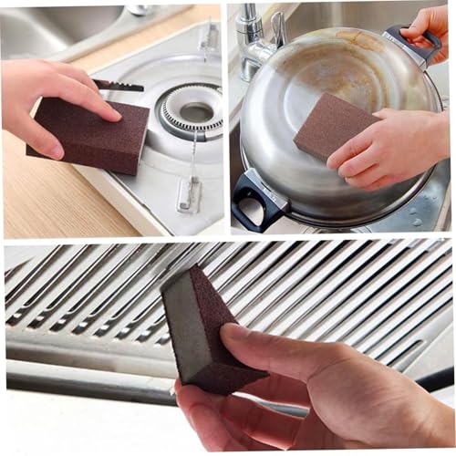 Mineral Sponge, Carborundum Sponges, Mineral Sponge No Smell Kitchen Scrubber Non Scratch Odor Free Durable Sponges Cleaning Tool (3)