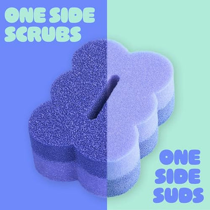 Brite by Scotch-Brite Scrub & Wipe with Drain + Dry Stand, Kitchen Sponge for Washing Dishes, 1 Scrub Sponge - color: Style, size: 1 Pack, style: Scrub & Wipe Kit